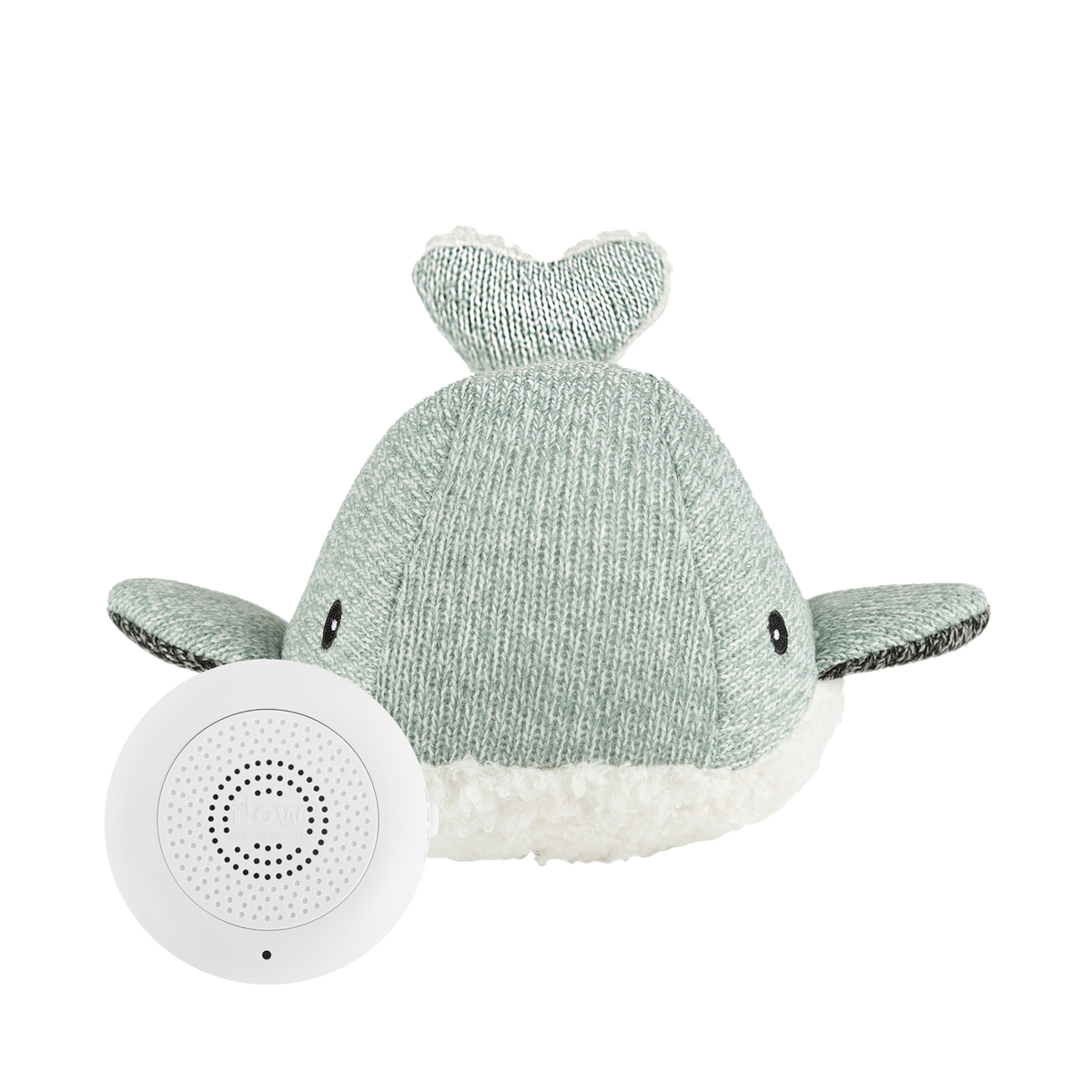 Moby (green) - Rechargeable heartbeat comforter