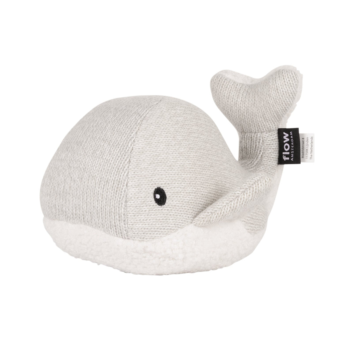 Moby (grey) - Rechargeable heartbeat comforter