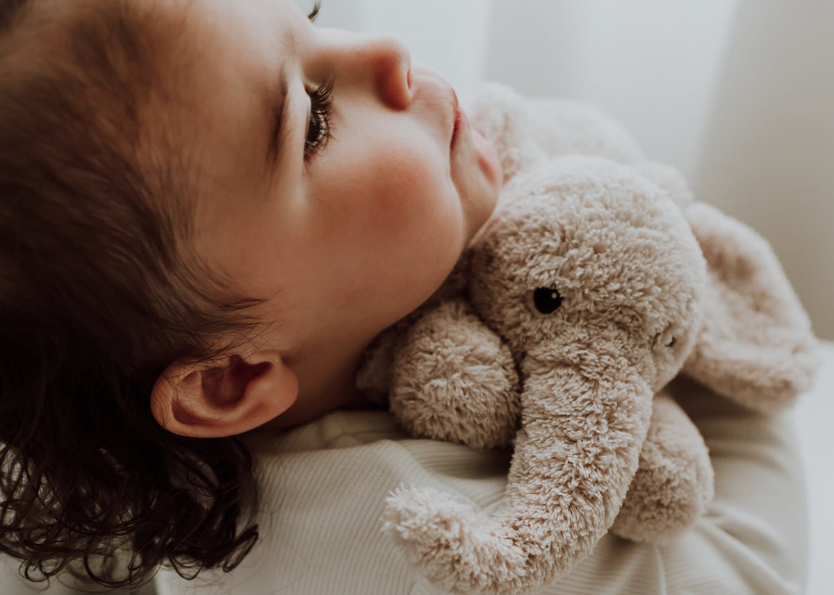George (blush) - Rechargeable heartbeat comforter
