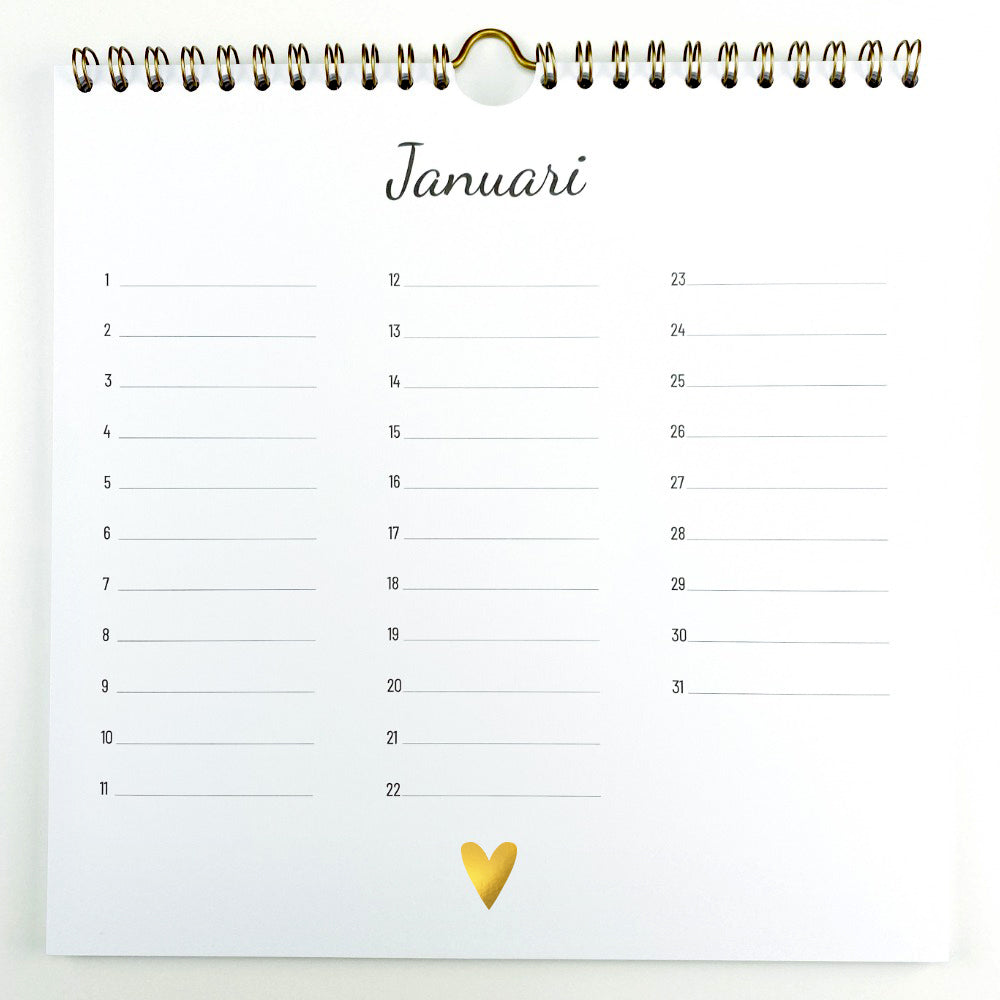 Kalender | Voor de verjaardagen
