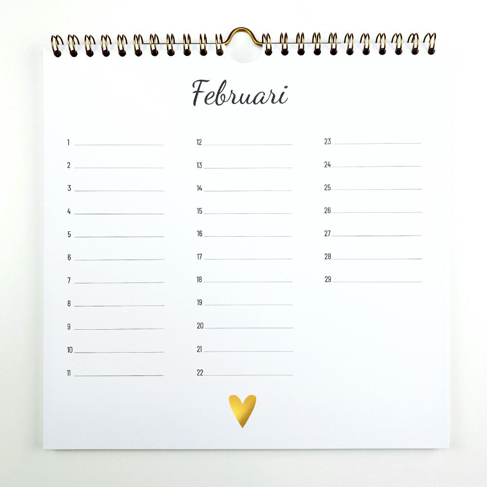 Kalender | Voor de verjaardagen