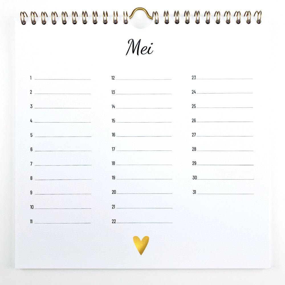 Kalender | Voor de verjaardagen