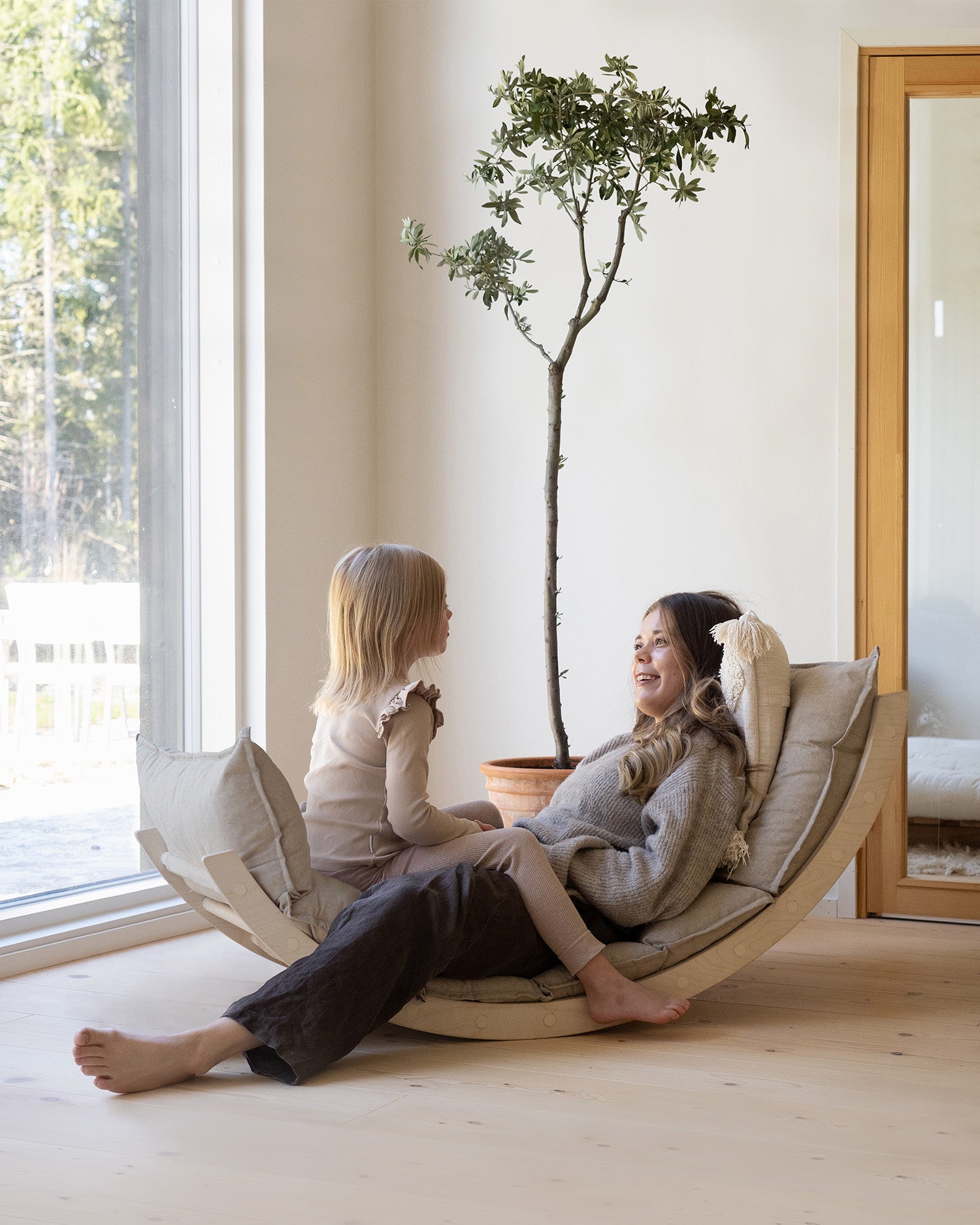 LAAKSO rocking lounger | birch