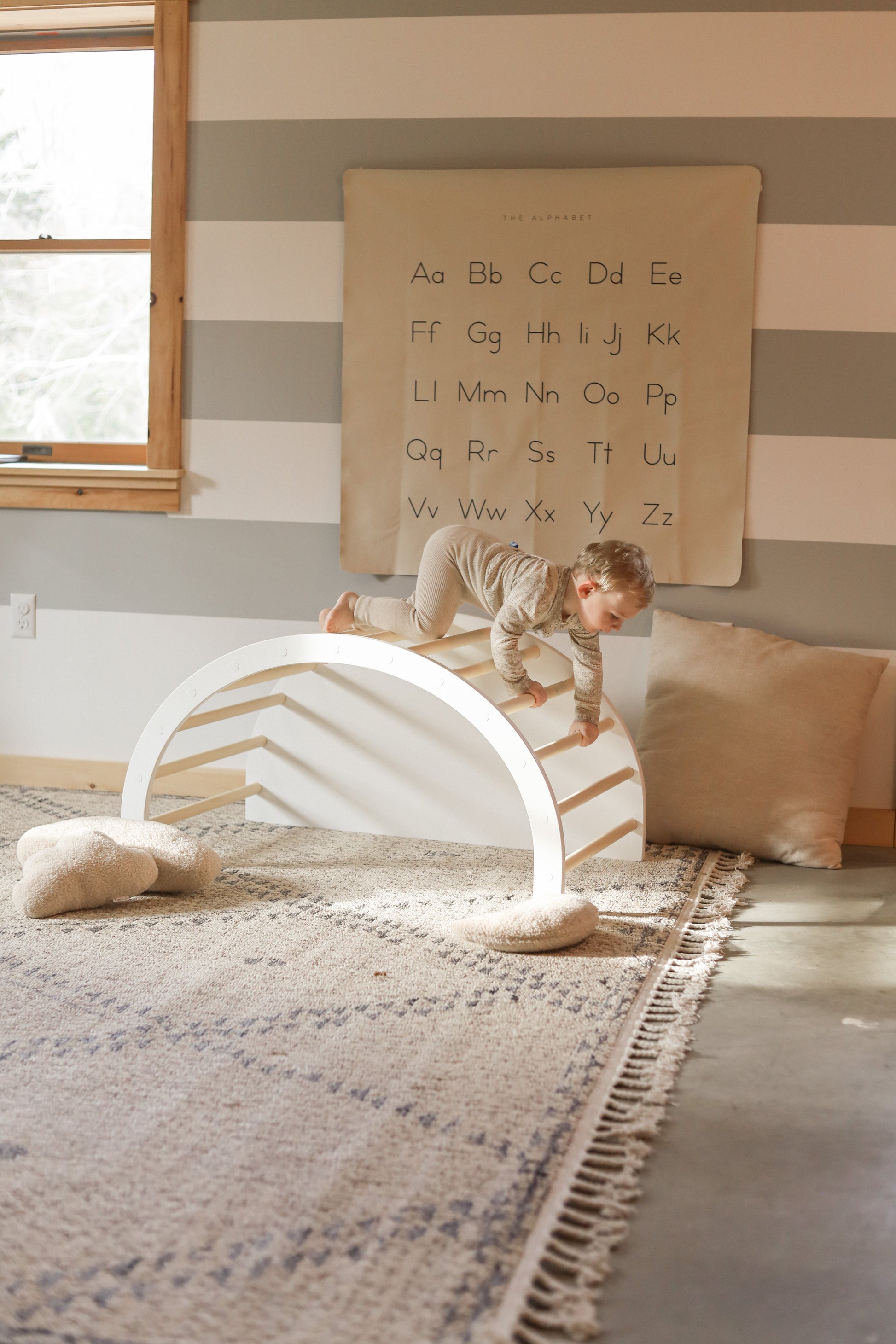 LUOTO climbing arch | white - birch - Second Chance