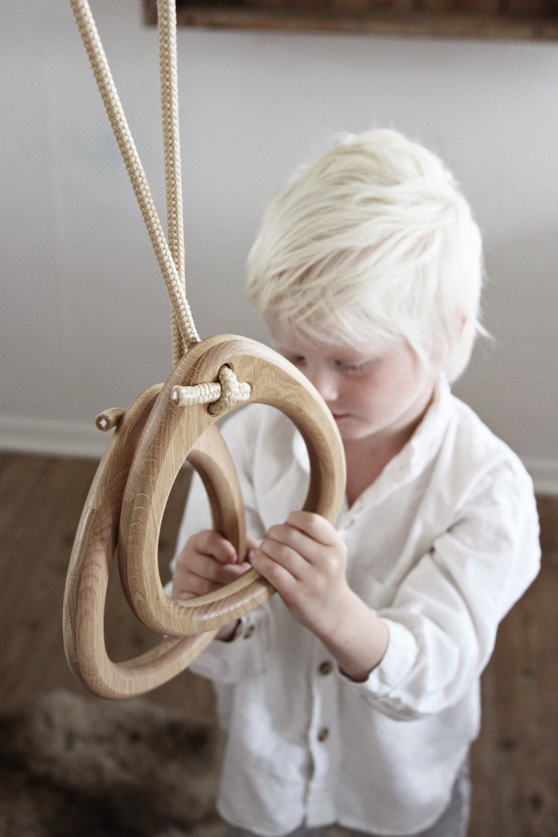 RINGS play rings | oak - beige rope