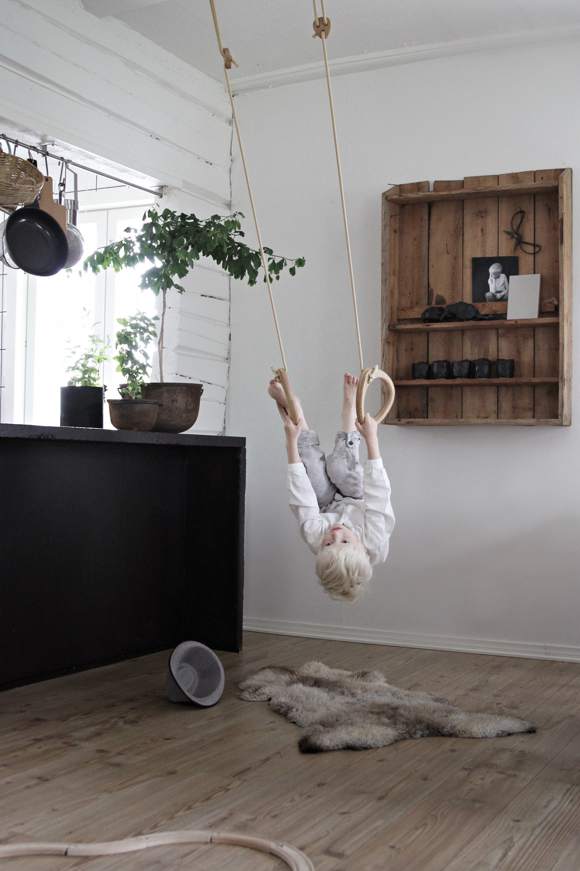 RINGS play rings | oak - white rope