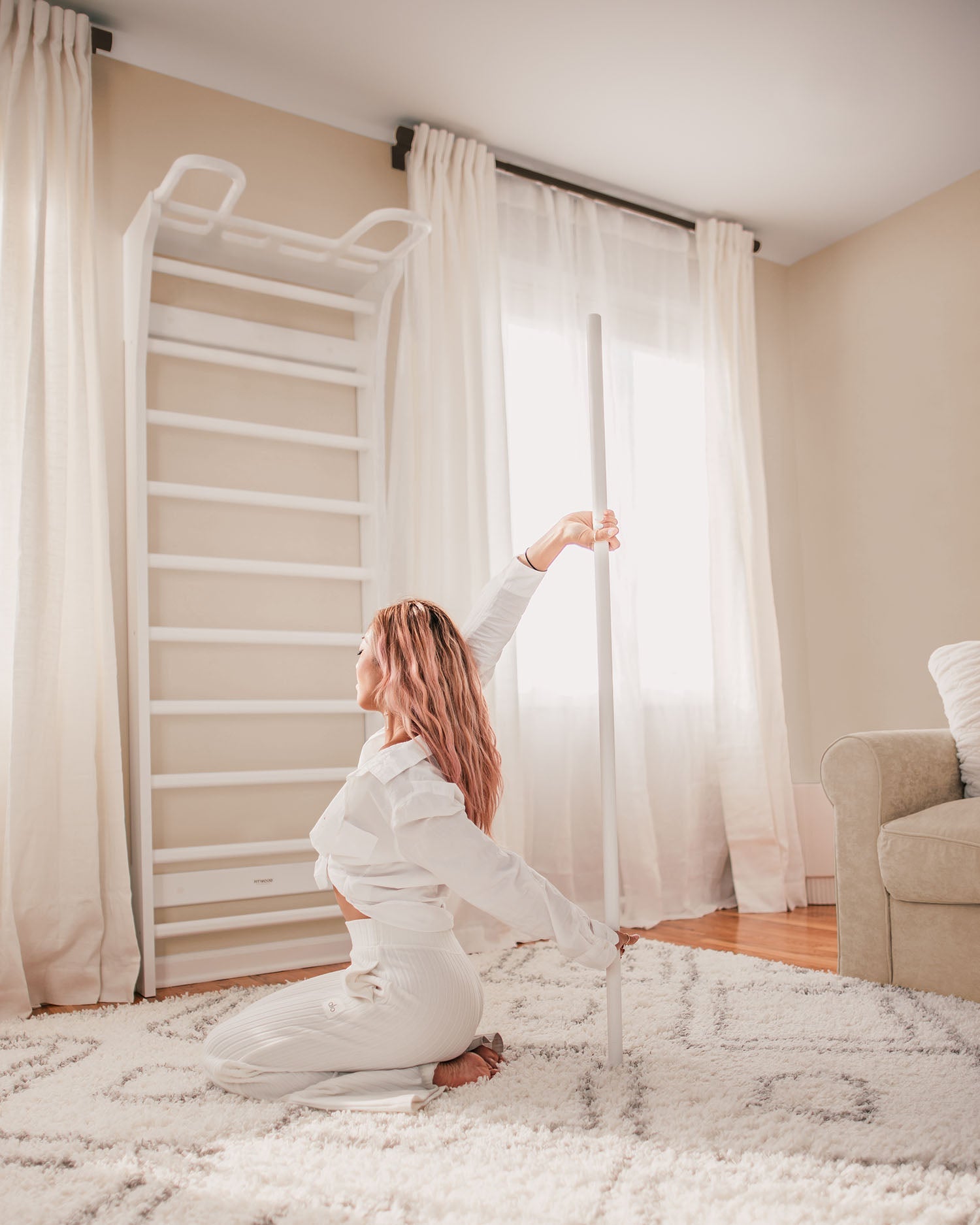 PIHKA stretching bar | white - Second Chance