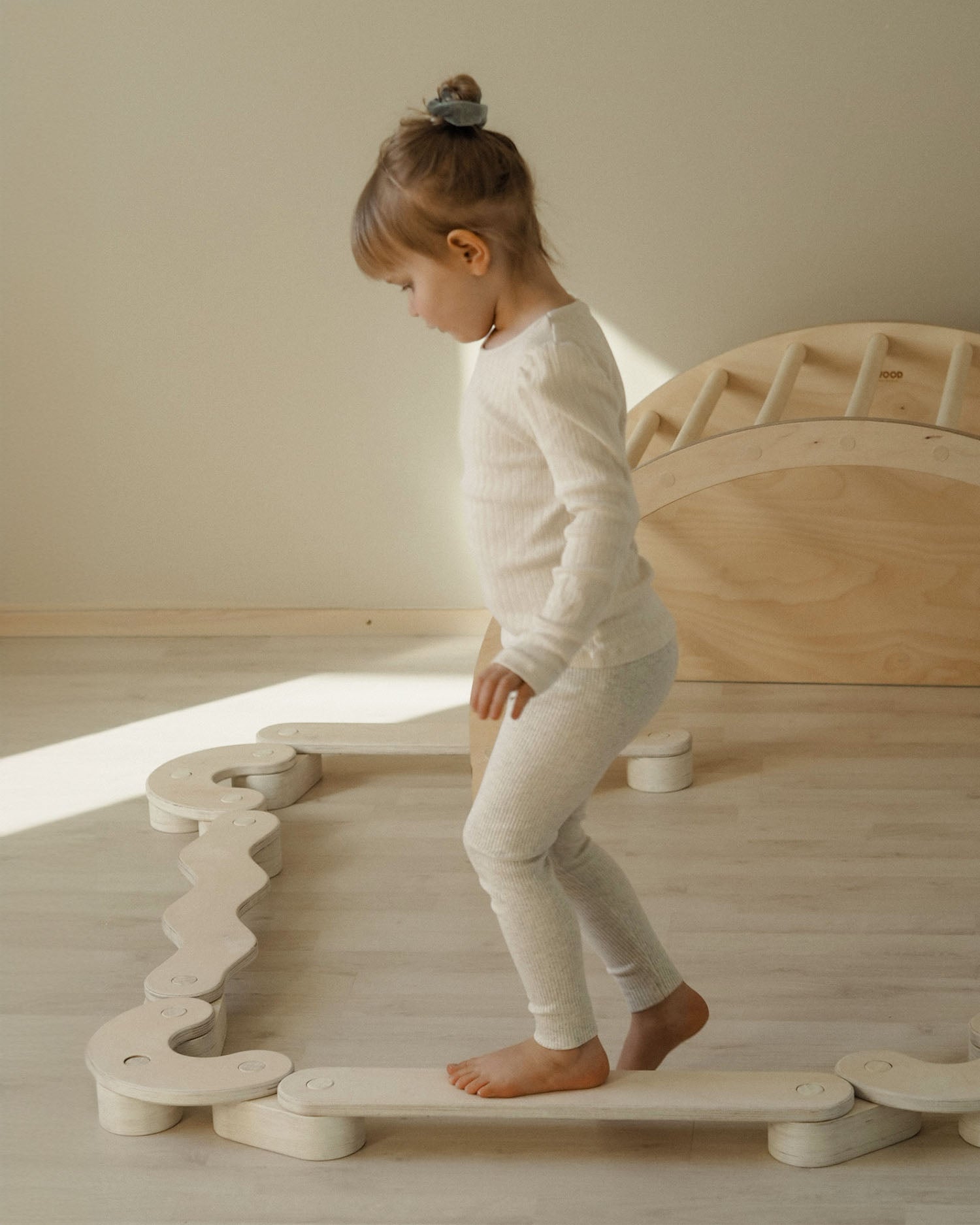 POLKU balance beam L | birch