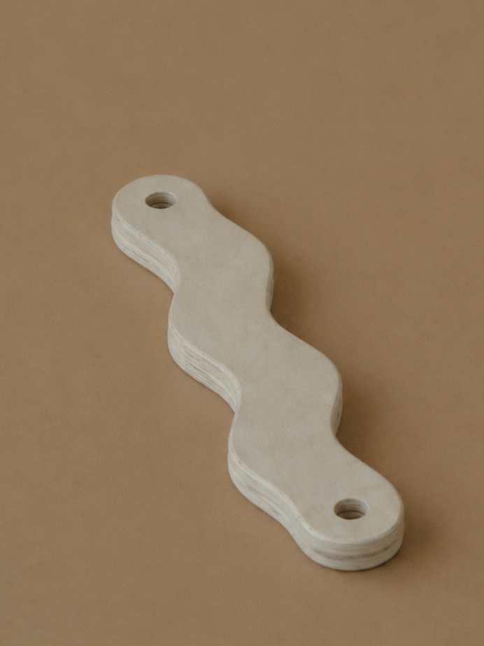 POLKU separate | long curly | birch