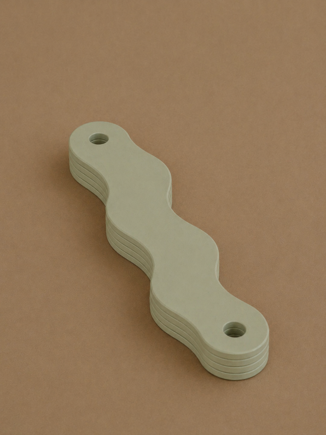 POLKU separate | long curly | sage