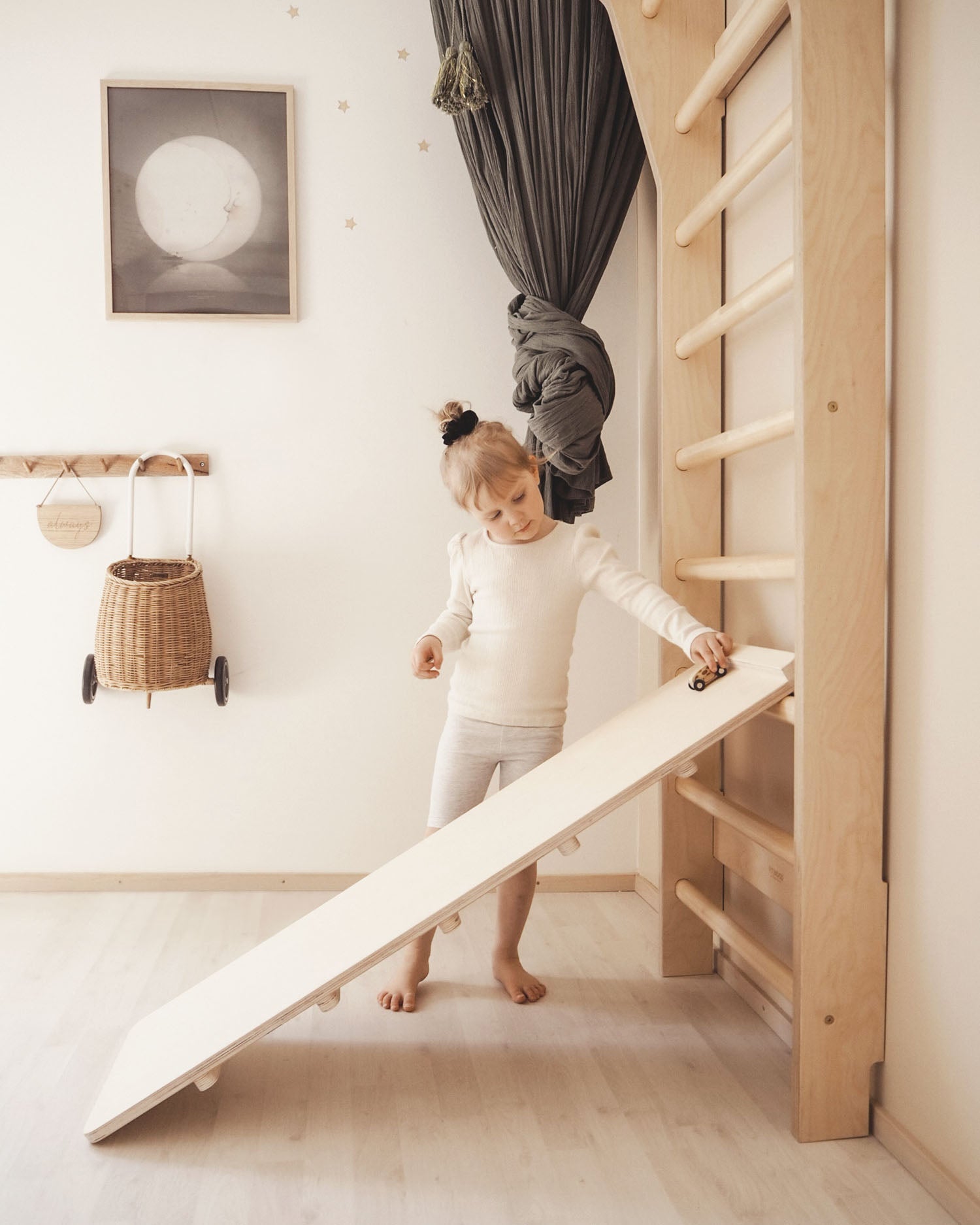 TAIMI MINI wall bars | birch - Second Chance