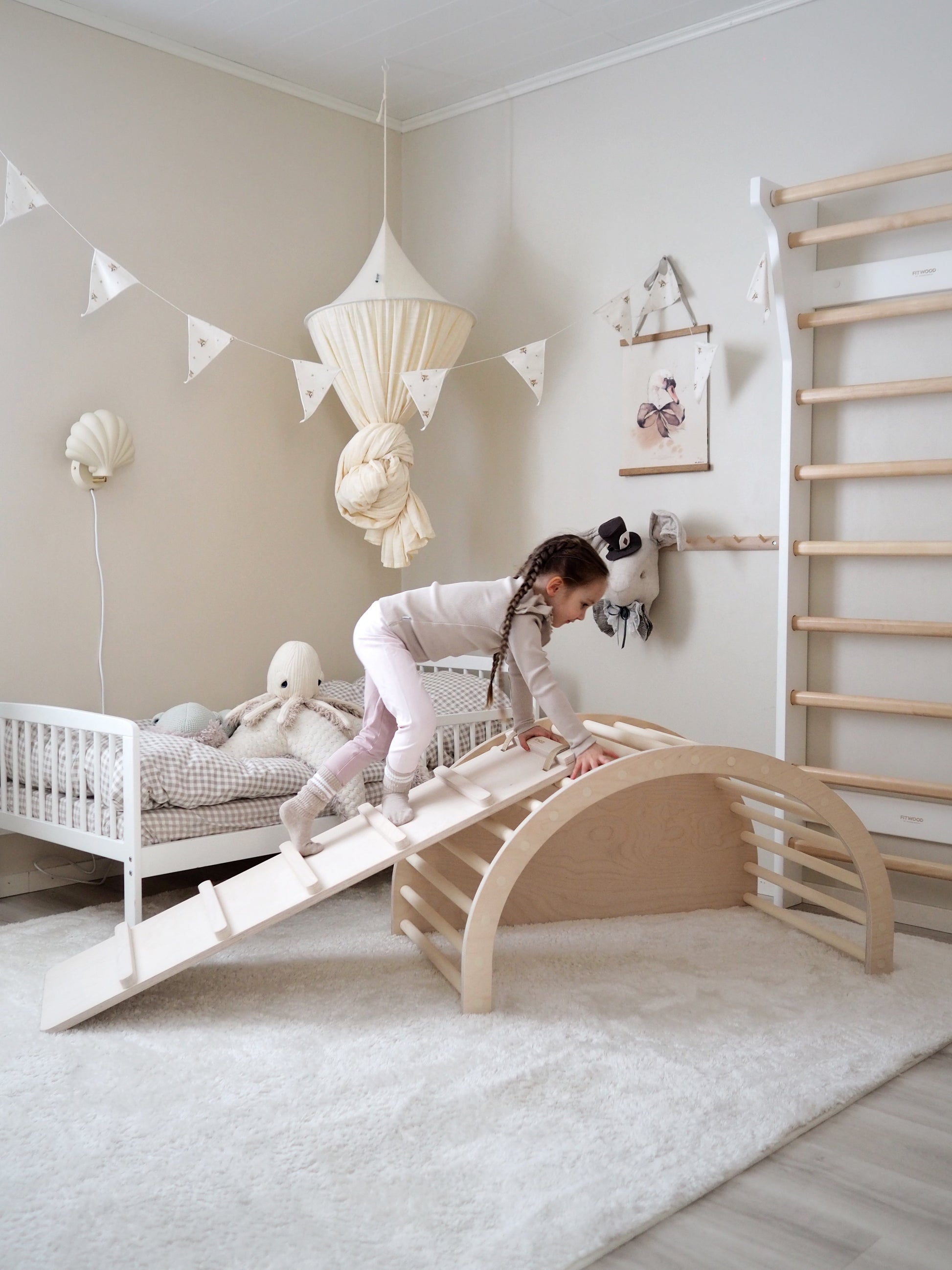 TUOHI II slide ramp | white