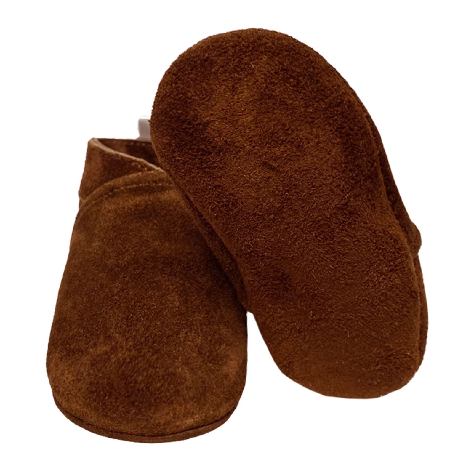 Babyslofjes Cognac Suede