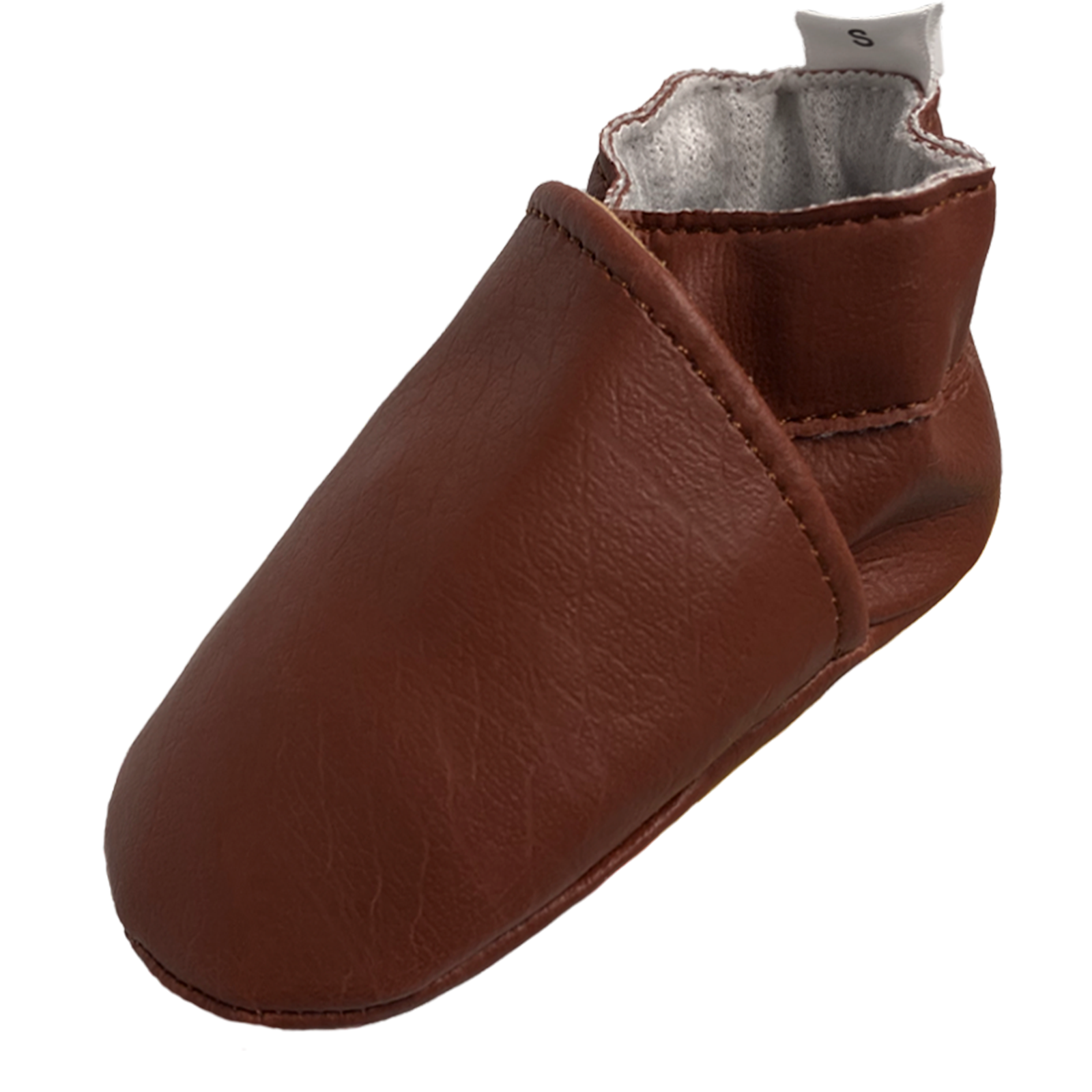 Babyslofjes Vegan Cognac