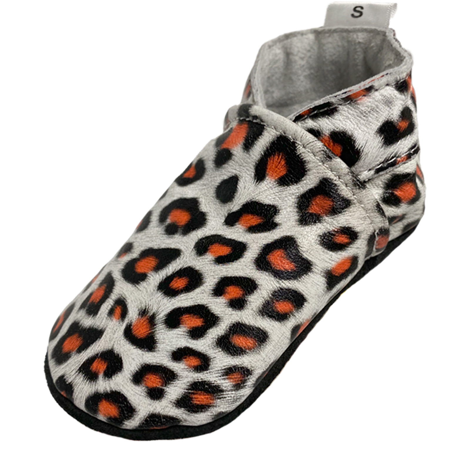 Babyslofjes White Leopard