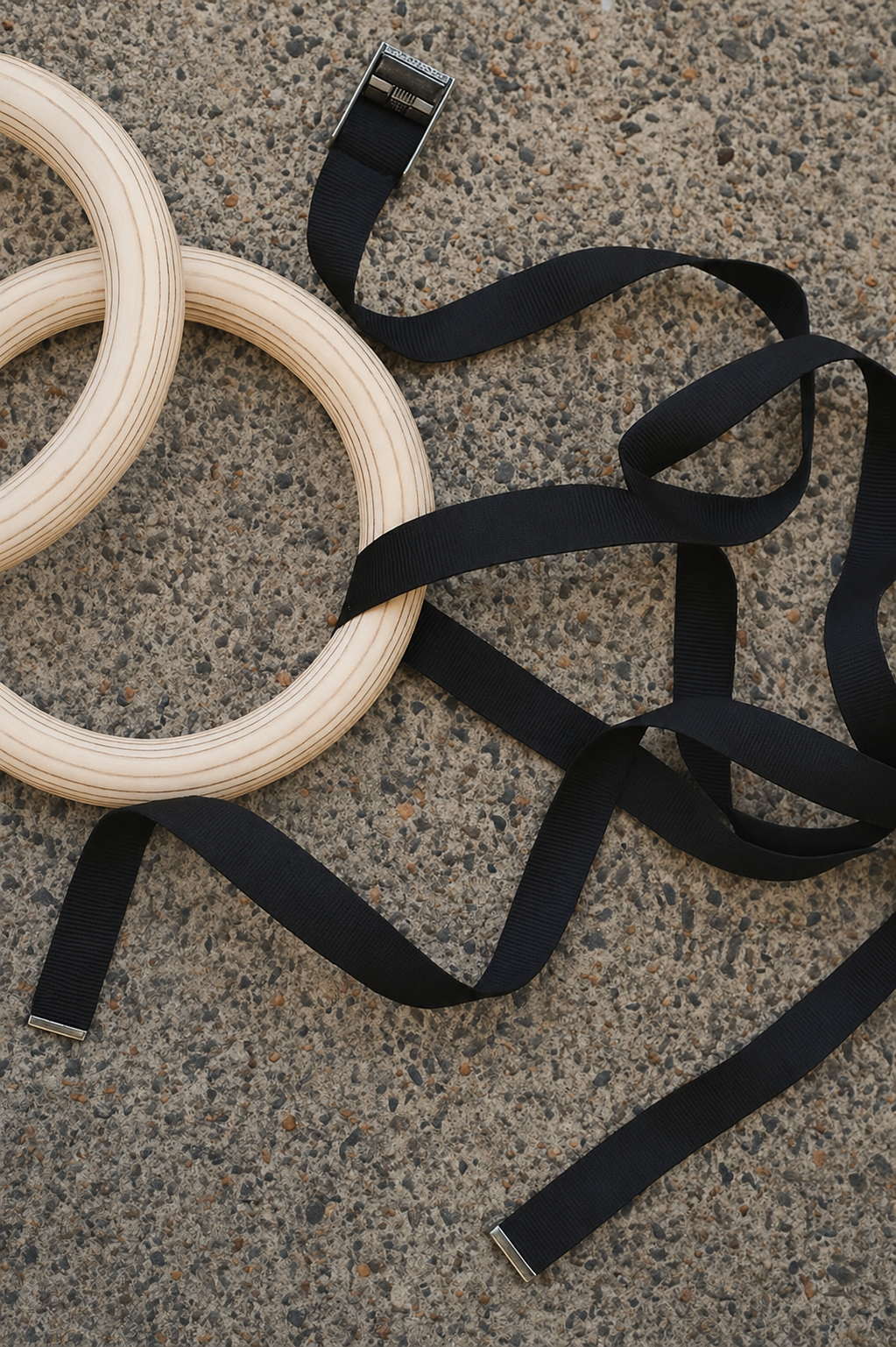 Straps for gym rings | black without logo