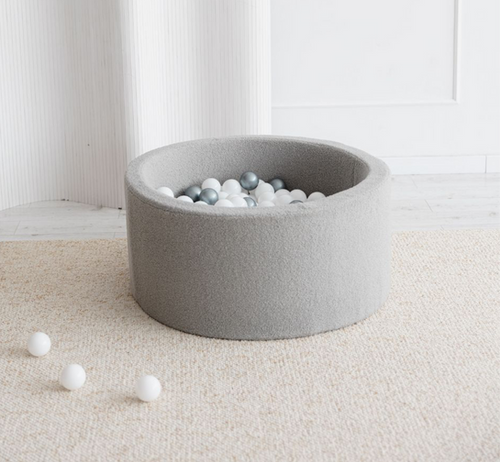 Moje. Bouclé Ballenbad- 90x40 cm - Grey