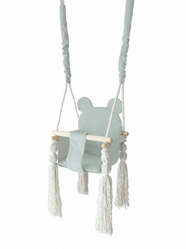 Babyschommel Teddybeer Mint
