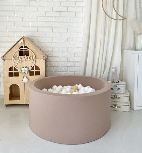 Moje. Ballenbad - 90x40 cm - Cotton - Beige
