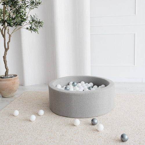 Moje. Bouclé Ballenbad- 90x30 cm - Grey