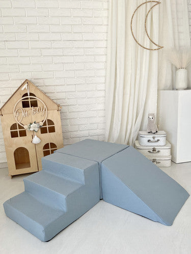 Moje. Foam Speelset 3 elements - Cotton  - Blue