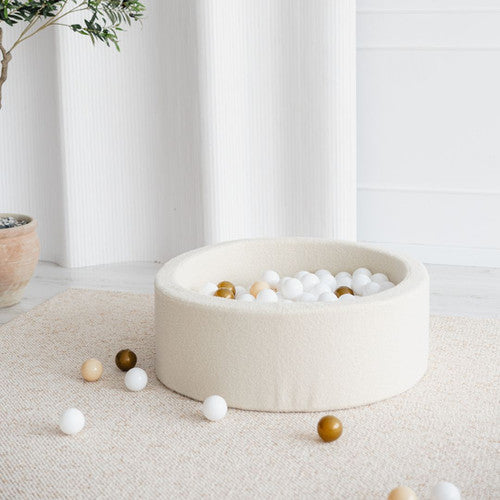 Moje. Bouclé Ballenbad- 90x30 cm - Créme