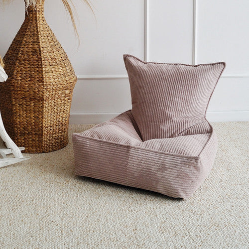 Moje. Velvet Rib Velvet - Beanbag Dirty Pink