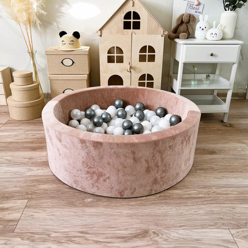 Moje. Ballenbad- 90x30 cm - Soft Velvet - Dark Beige