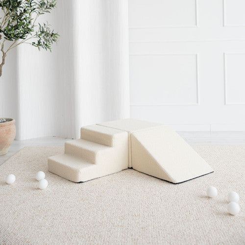 Moje. Foam Speelset - 3 elements - Bouclé - Créme