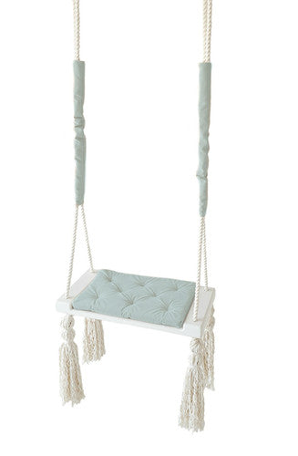 Junior schommel Mint - witte zitting