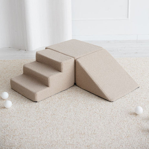 Moje. Foam Speelset - 3 elements - Boucle - Beige