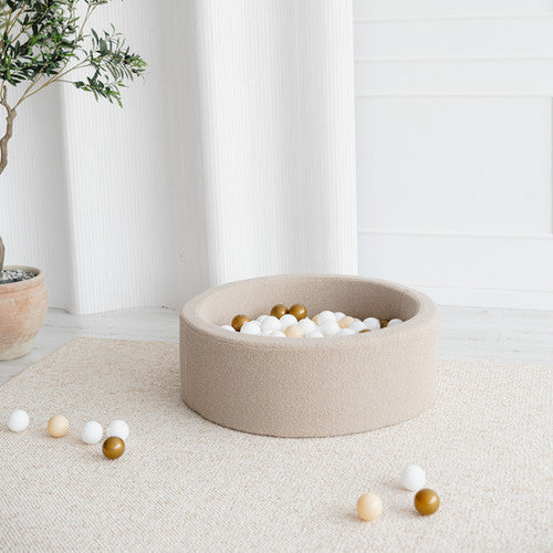 Moje. Bouclé Ballenbad- 90x30 cm - Beige