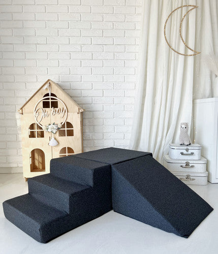 Moje. Foam Speelset 3 elements - Cotton  - Graphite