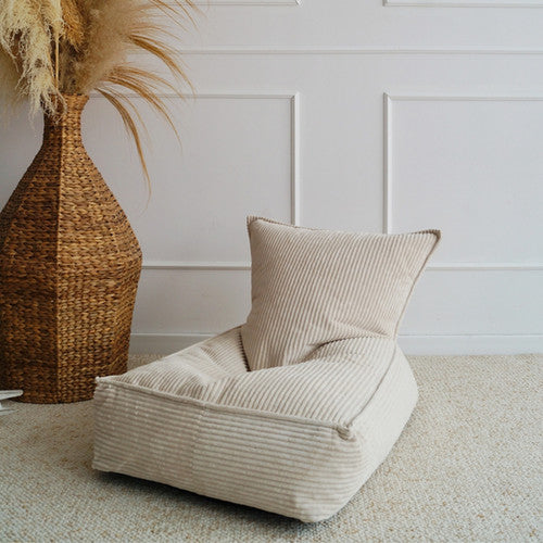 Moje. Velvet Rib Velvet - Beanbag Cream