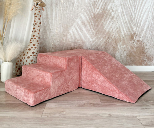 Moje. Foam Speelset - 3 elements- Soft Velvet  - Raspberry Pink