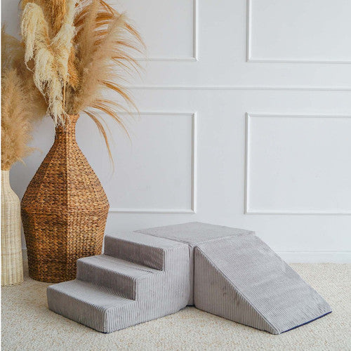 Moje. Foam Speelset - 3 elements - Rib Velvet - Grey