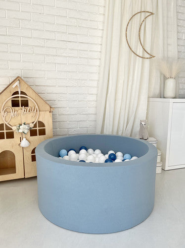 Moje. Ballenbad - 90x40 cm - Cotton - Blue