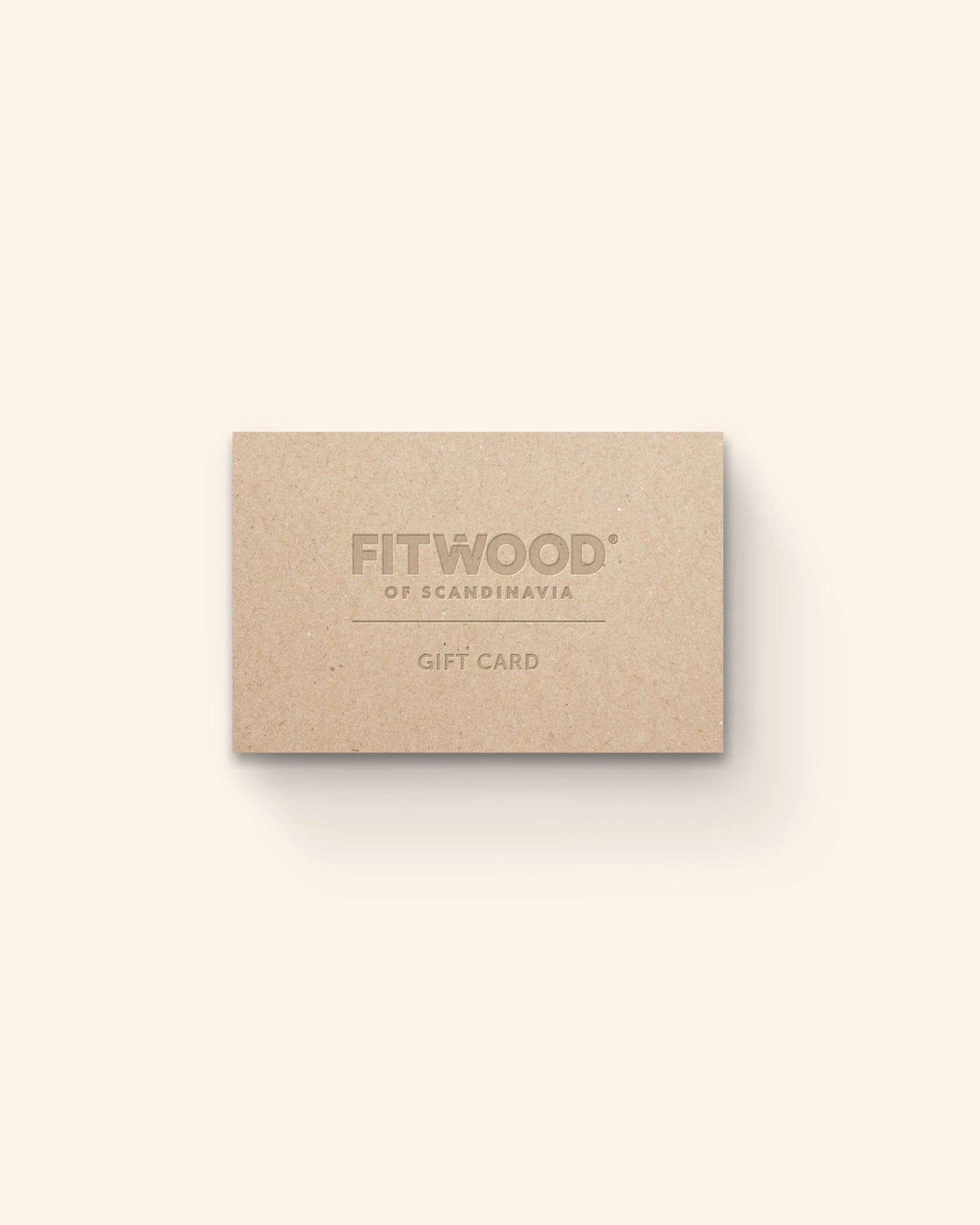 FitWood gift card