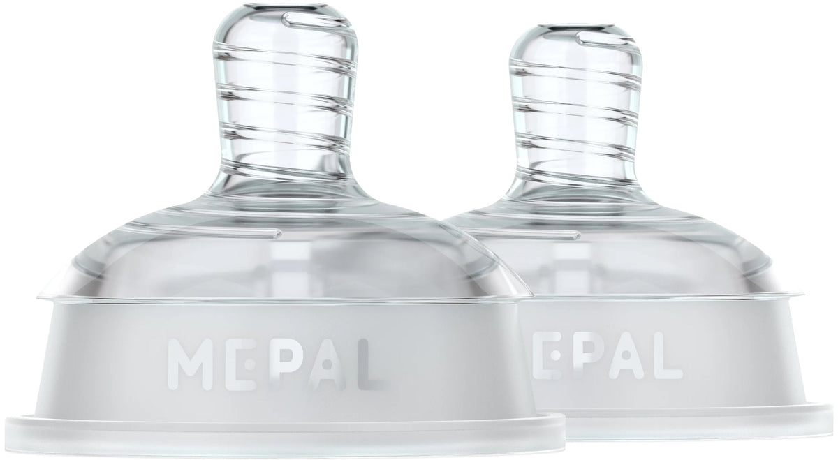 set bottle nipple mio 2-piece fast flow - clear