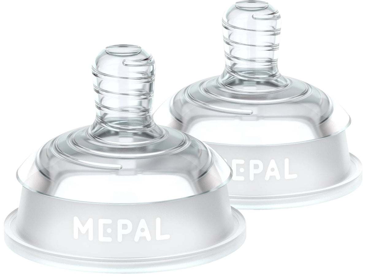 set bottle nipple mio 2-piece slow flow - clear
