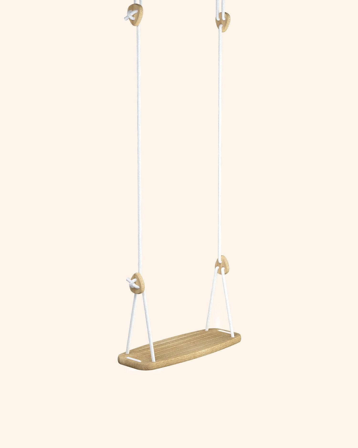 CLASSIC swing | oak - white rope