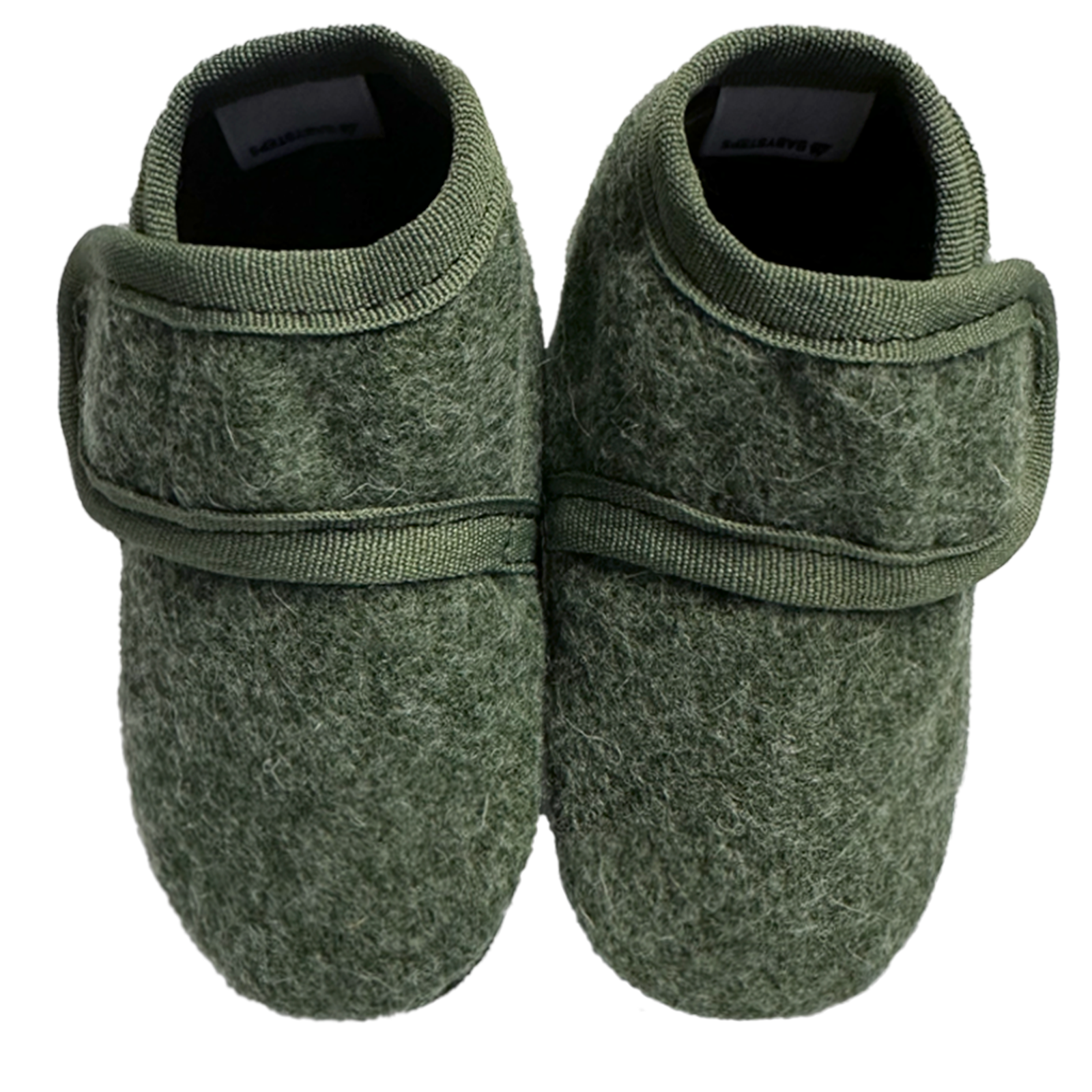 Babyslofjes Wool Green