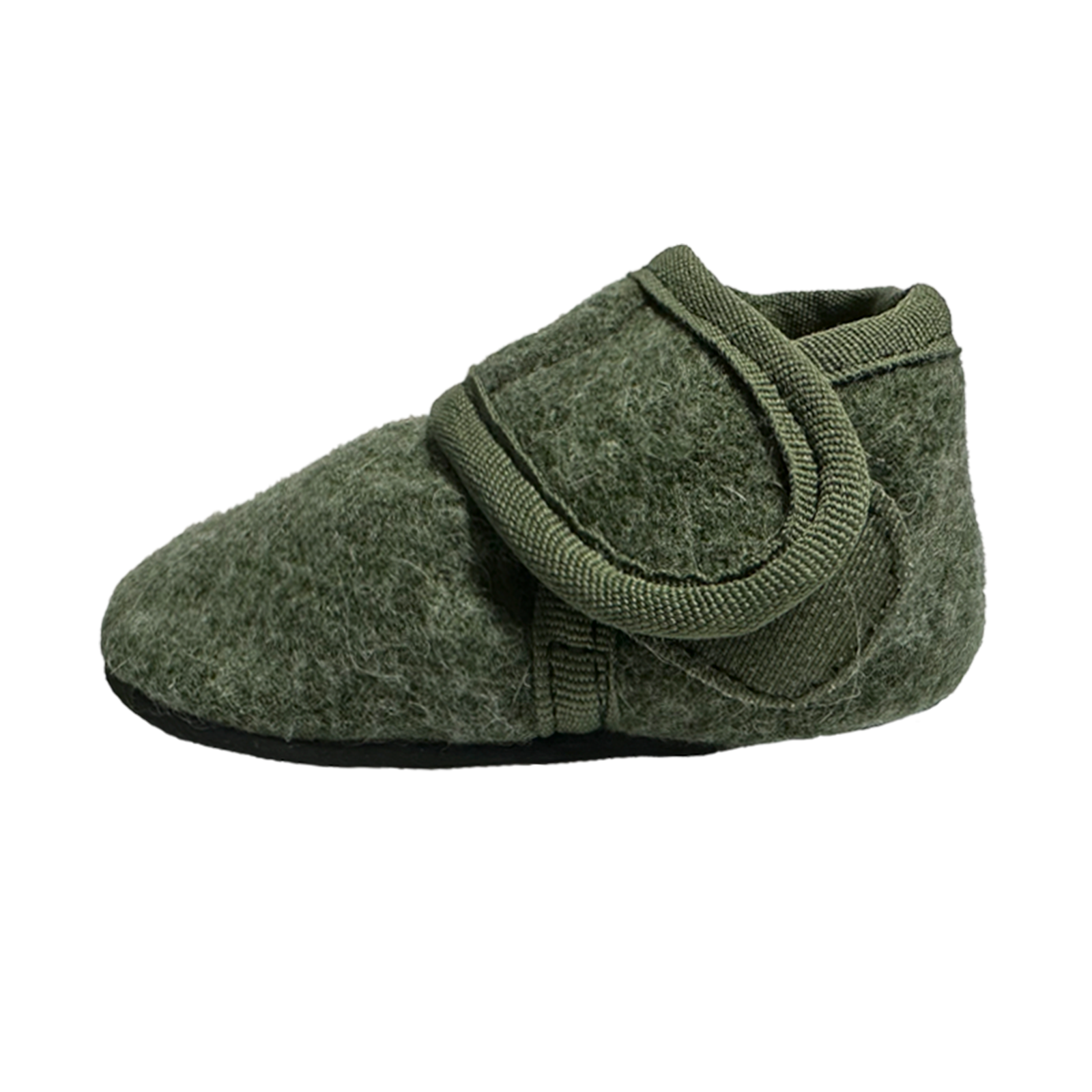 Babyslofjes Wool Green
