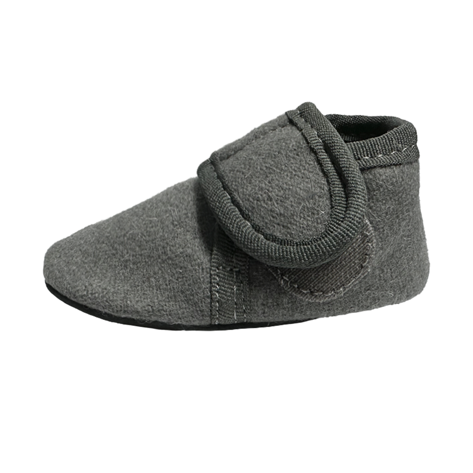 Babyslofjes Wool Grey